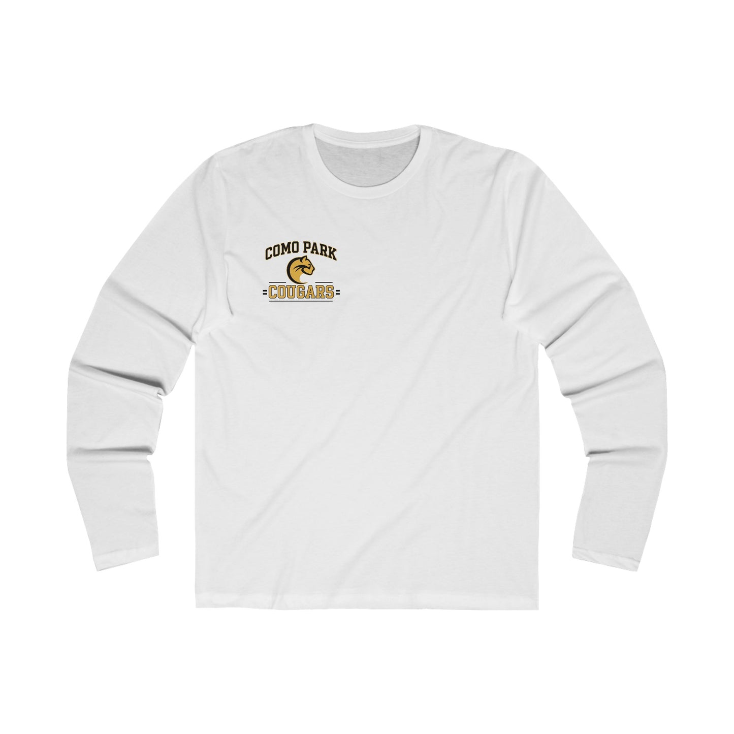 Como Park Cougars Long Sleeve Tee — White Team Shirt