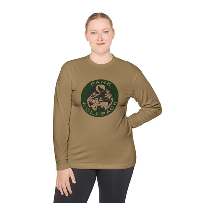 Unisex Lightweight Long Sleeve Tee - Park Wolfpack Design