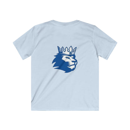 Hopkins Royals Kids T‑Shirt — Youth School Spirit Tee with Crowned Lion