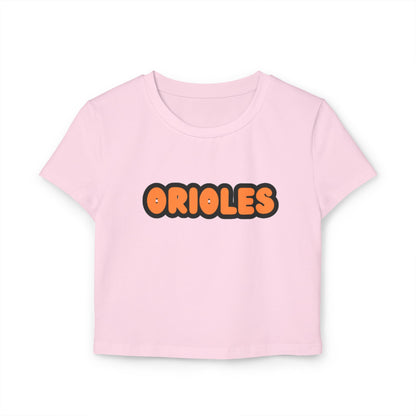 Saint Louis Park Orioles Women’s Baby Tee - Retro Graphic Top for Casual Vibes