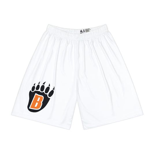 White Bear Lake Bears White Men's Sports Shorts