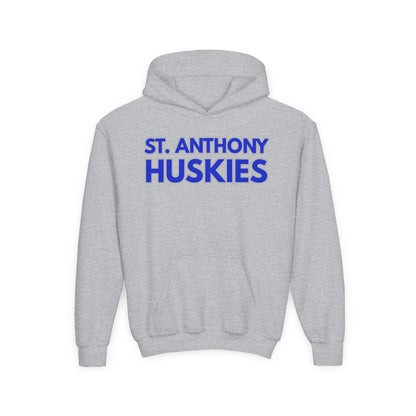 Youth Hoodie — Saint Anthony Huskies Mascot Pullover
