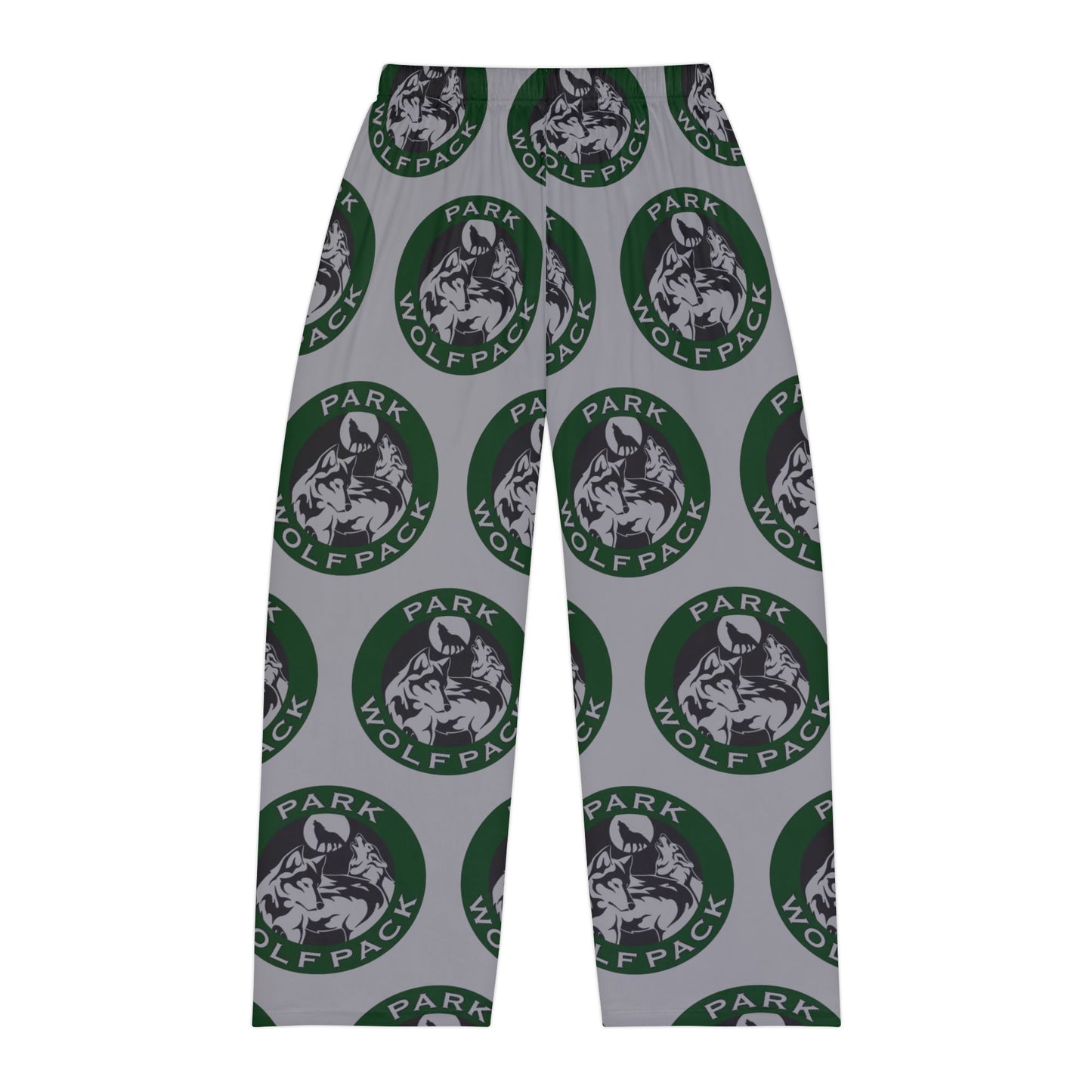 Park Wolfpack Cozy Graphic Pajama Pants for Men - Retro Design & Comfort