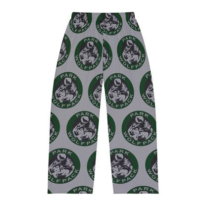 Park Wolfpack Cozy Graphic Pajama Pants for Men - Retro Design & Comfort