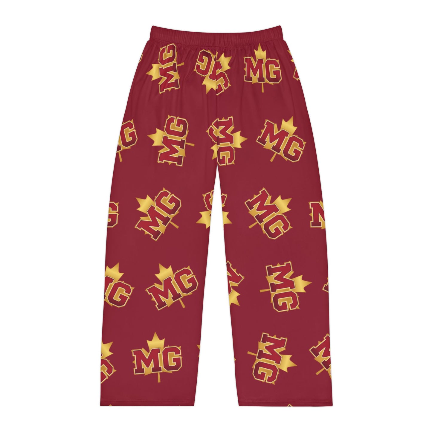 Maple Grove Crimson Men's Pajama Pants  - Comfortable Sleepwear for Relaxation and Lounging