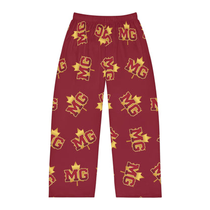 Maple Grove Crimson Men's Pajama Pants  - Comfortable Sleepwear for Relaxation and Lounging
