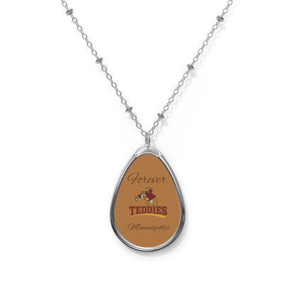 Minneapolis Roosevelt Teddies Oval  "Forever" Necklace