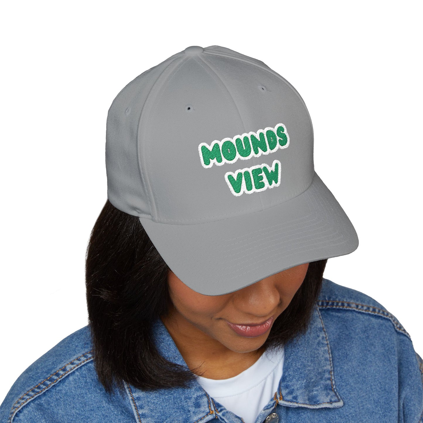 Mounds View Mustangs Embroidered Cap - Structured Adjustable Hat