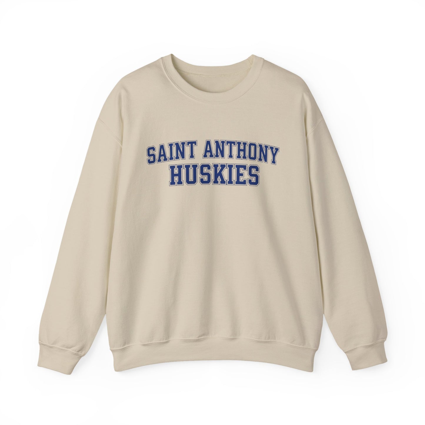 Saint Anthony Huskies Unisex Heavy Blend™ Crewneck Sweatshirt - Cozy Graphic Fashion