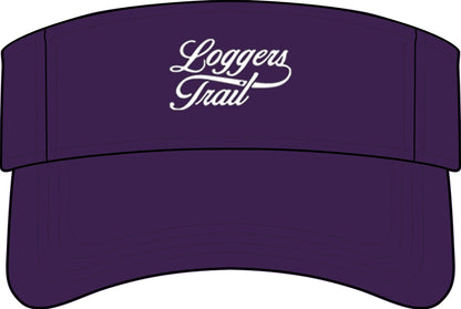 Loggers Trail Embroidered Visor – Outdoor Trail Running Cap