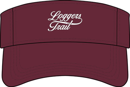 Loggers Trail Embroidered Visor – Outdoor Trail Running Cap