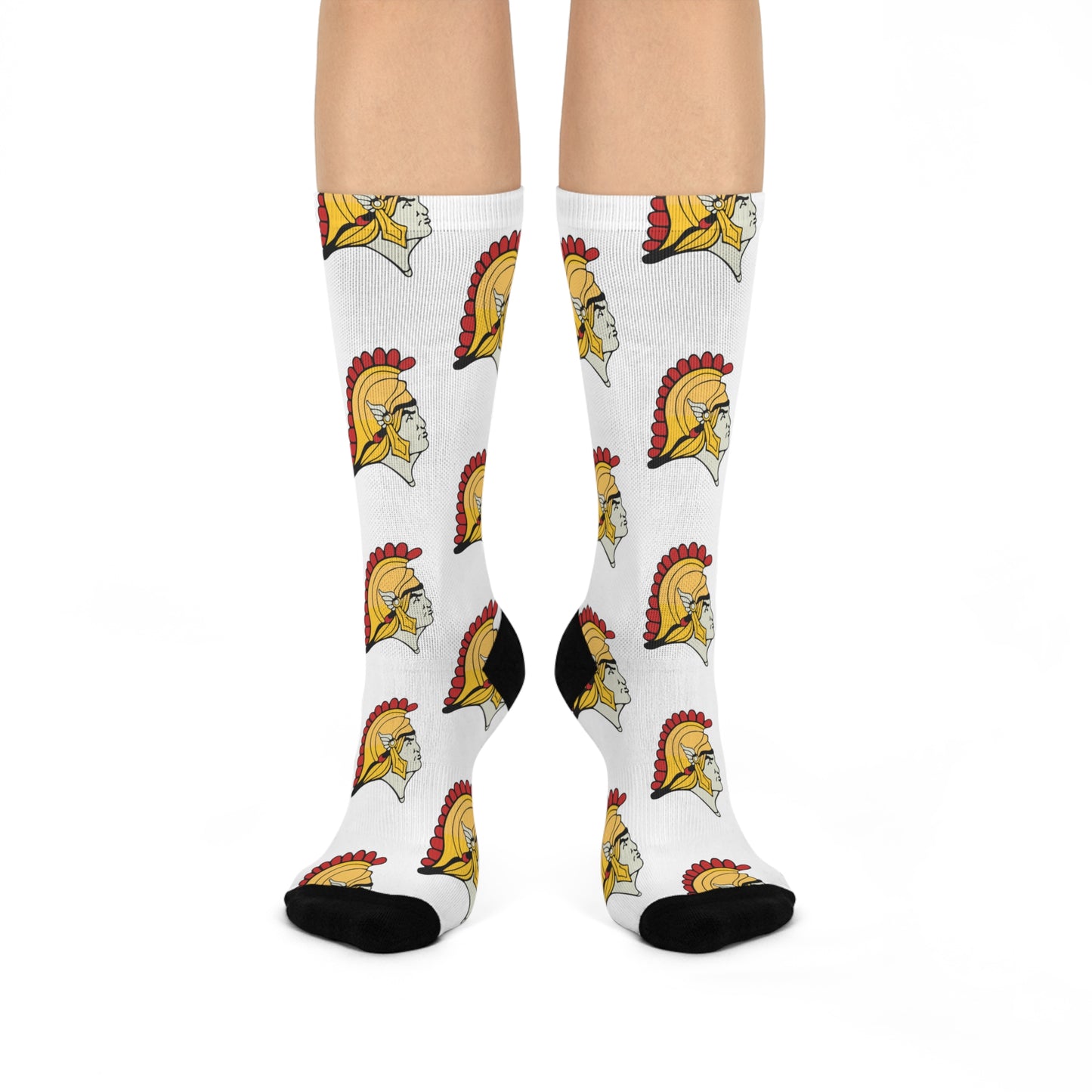 Orono Spartans Trendy Cushioned Crew Socks