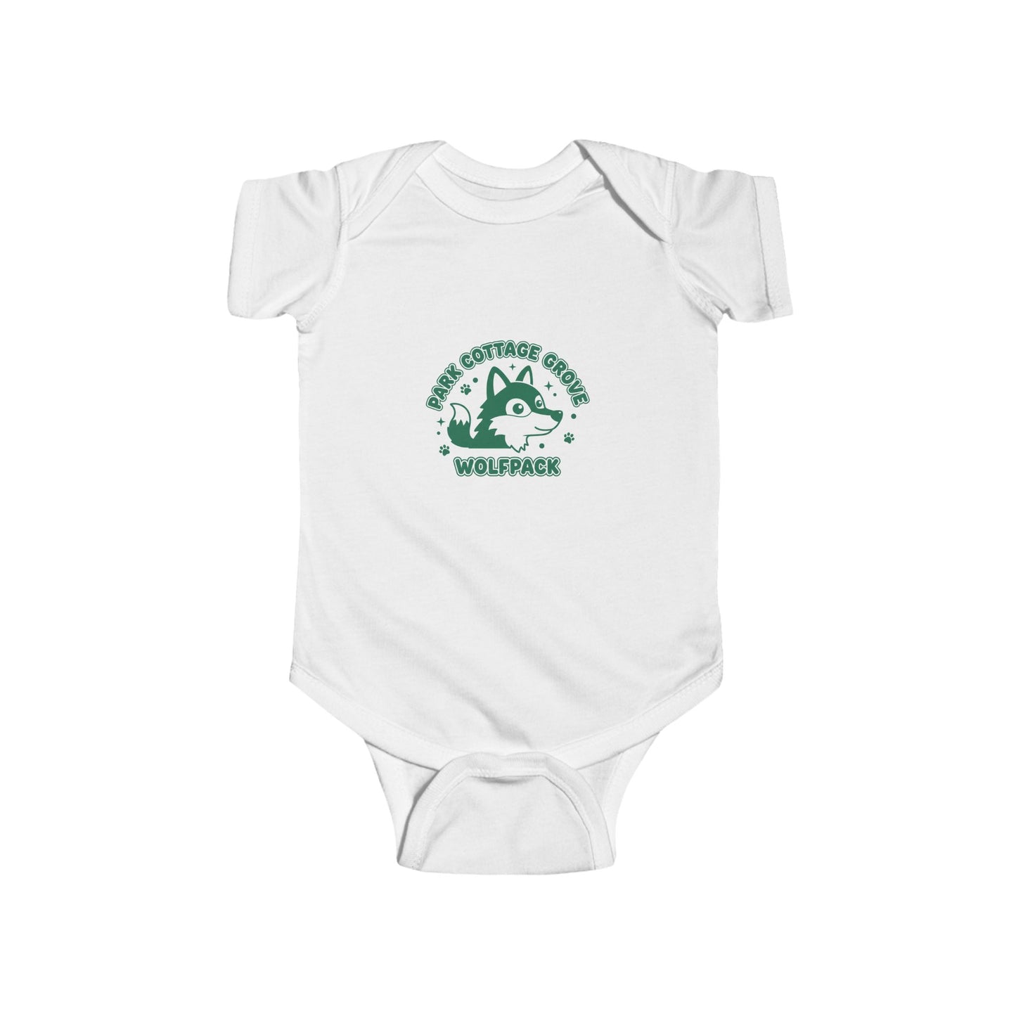 Park Wolfpack Infant Bodysuit - Cute Baby Apparel for Little Fans