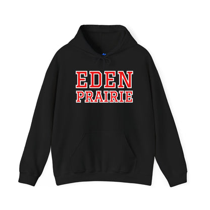 Eden Prairie Hoodie — Varsity Letterblock Logo Pullover