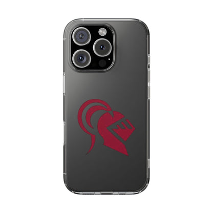 Irondale Knights Shield Clear Phone Case - Durable Protection with Bold Design