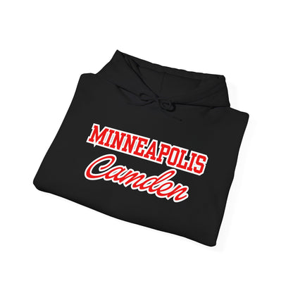 Minneapolis Camden Black Scripted Hoodie