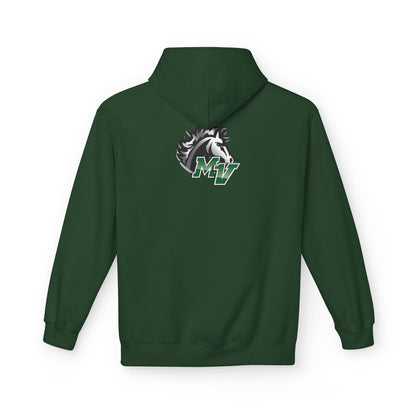 Mounds View Mustangs Hoodie — School Spirit Pullover with MV Logo