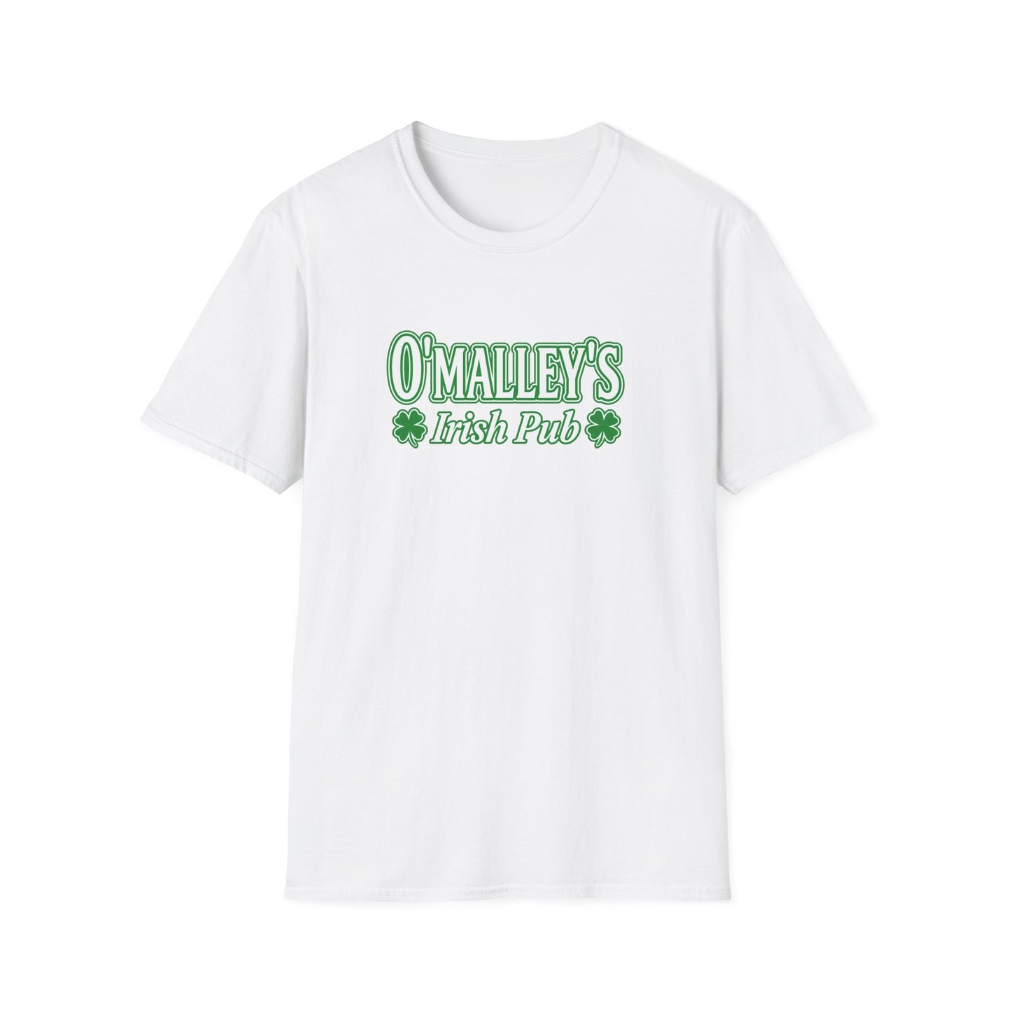 O'Malley's Irish Pub T-Shirt White Logo  - Unisex