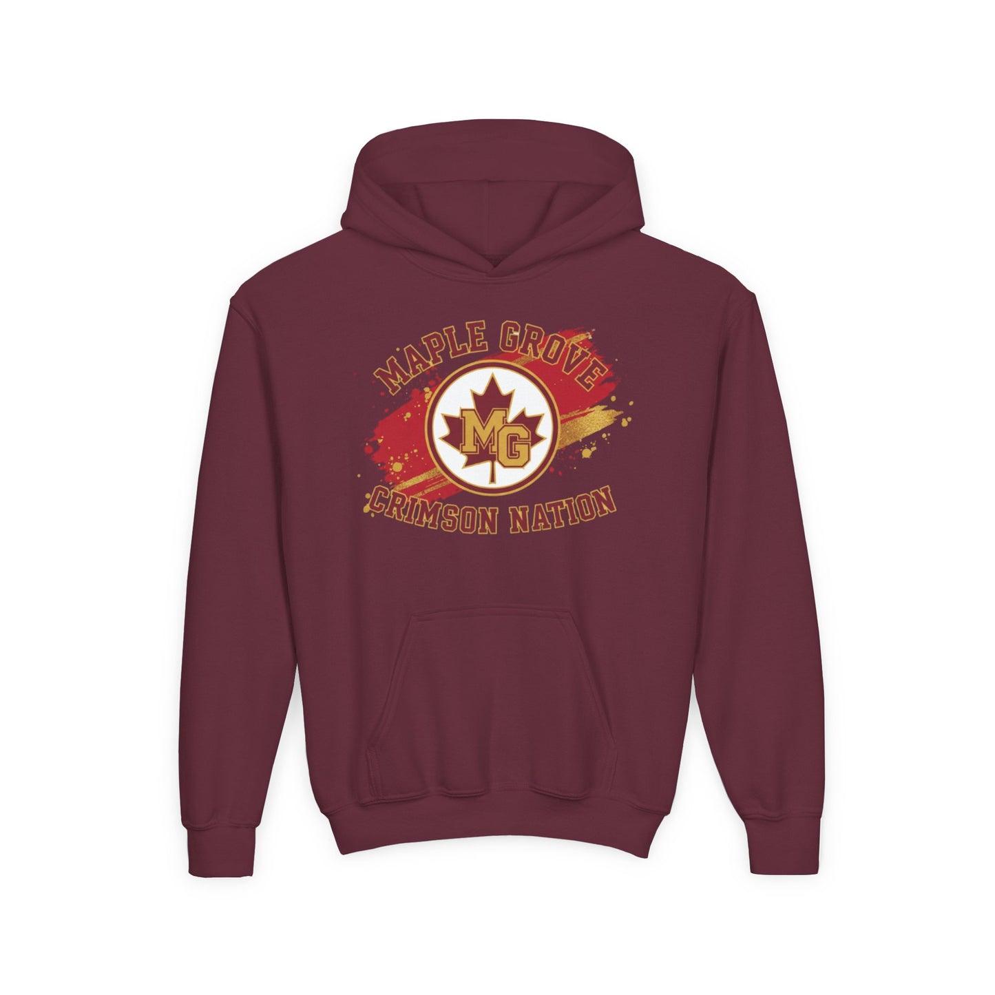 Maple Grove Youth Heavy Blend Hoodie - Cozy & Stylish Sweatshirt for Kids
