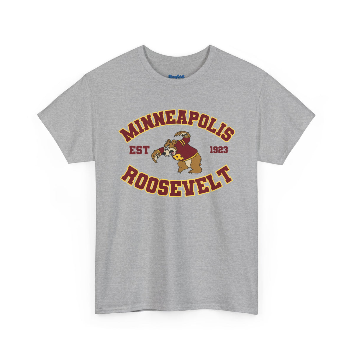 Minneapolis Roosevelt Vintage Football T-Shirt — Est. 1923 Retro School Tee