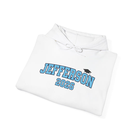 Bloomington Jefferson Jaguars Class of 2026 Block Hoodie