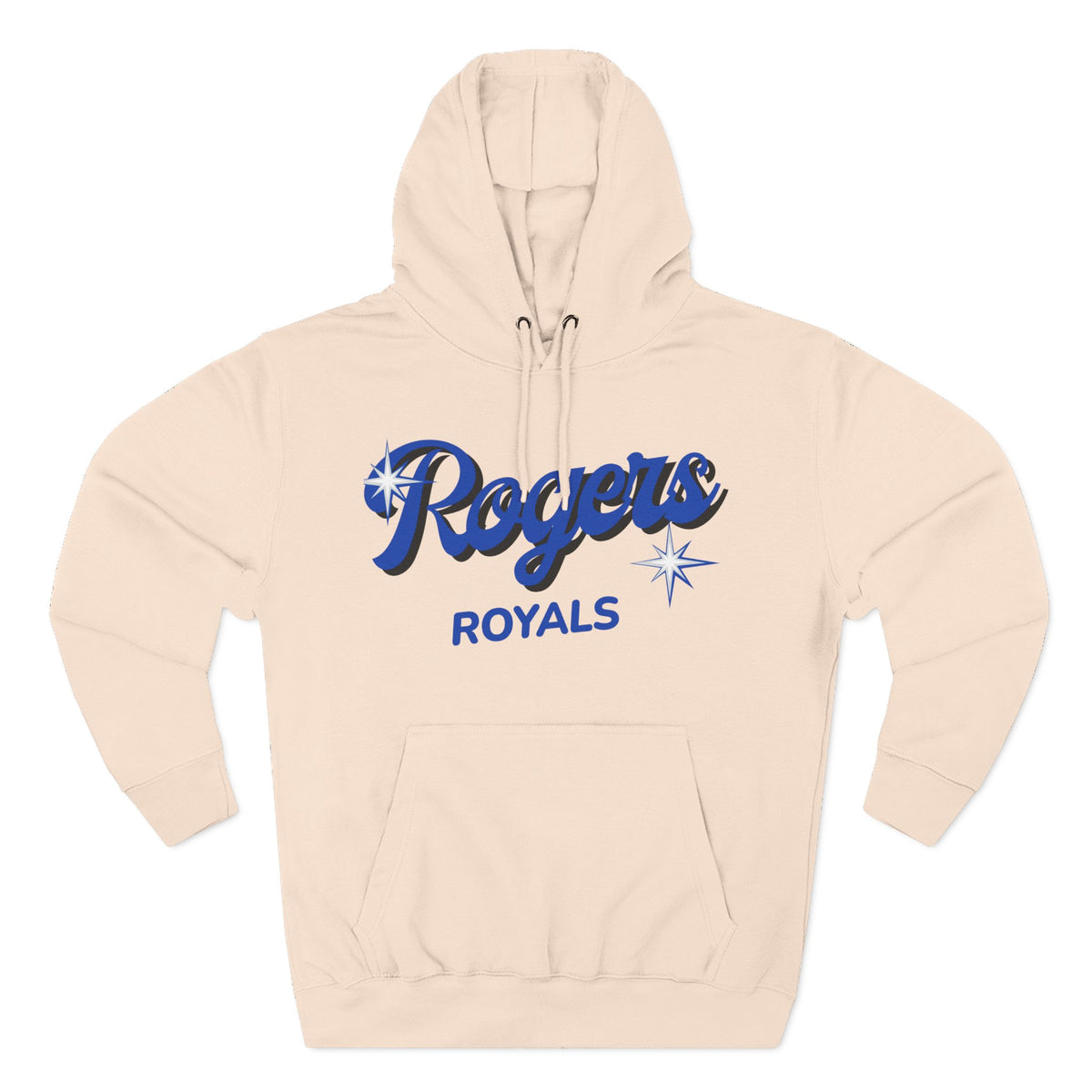 Rogers Royals Fleece Hoodie — Retro Script Logo Pullover