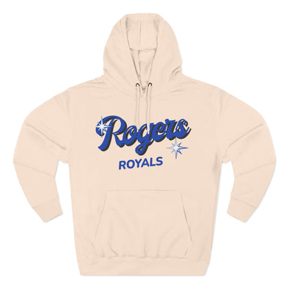 Rogers Royals Fleece Hoodie — Retro Script Logo Pullover