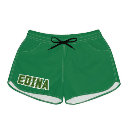 Edina Hornets Comfortable Women's Green Casual Shorts