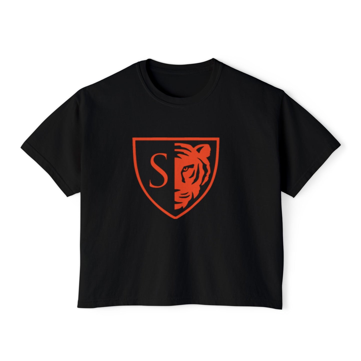 Trendy Women's Boxy Tee with Minneapolis South Tigers Design
