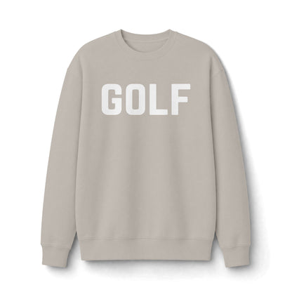 GOLF Crewneck Sweatshirt — Minimal Golf Logo Pullover