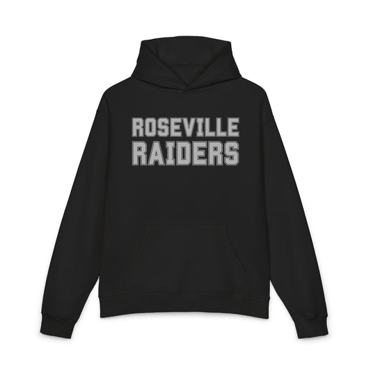 Roseville Raiders Hoodie — Vintage Varsity Football Pullover