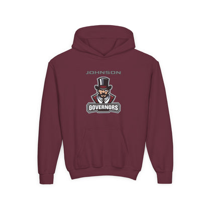 Saint Paul Johnson Youth Heavy Blend Hooded Sweatshirt - Governors Design