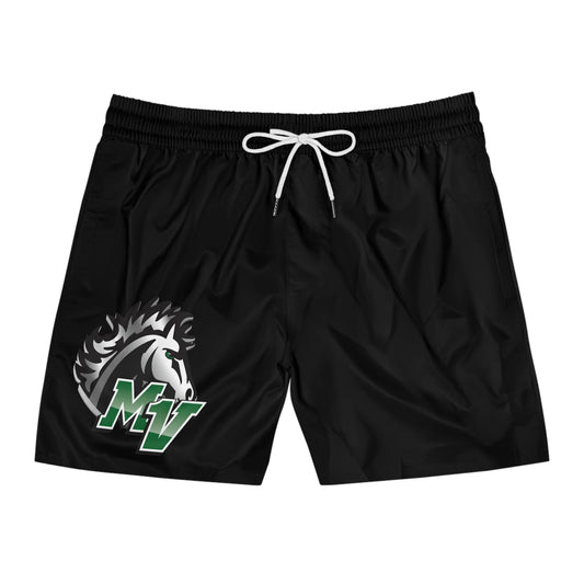 Mounds View Mustangs Men's Mid-Length Swim Shorts