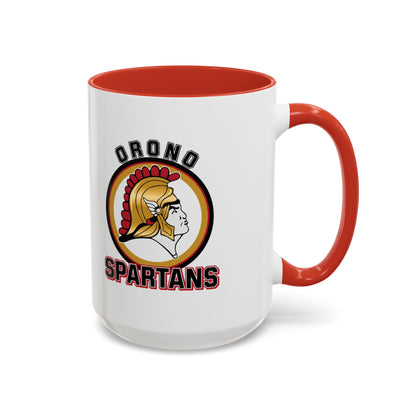 Orono Spartans Accent Coffee Mug - Stylish 15 oz or 11 oz