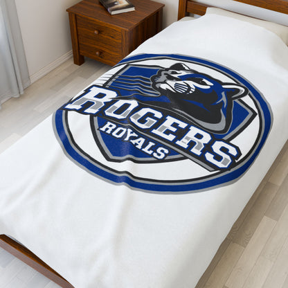 Rogers Royals Velveteen Plush Blanket - Perfect for Relaxation and Home Decor