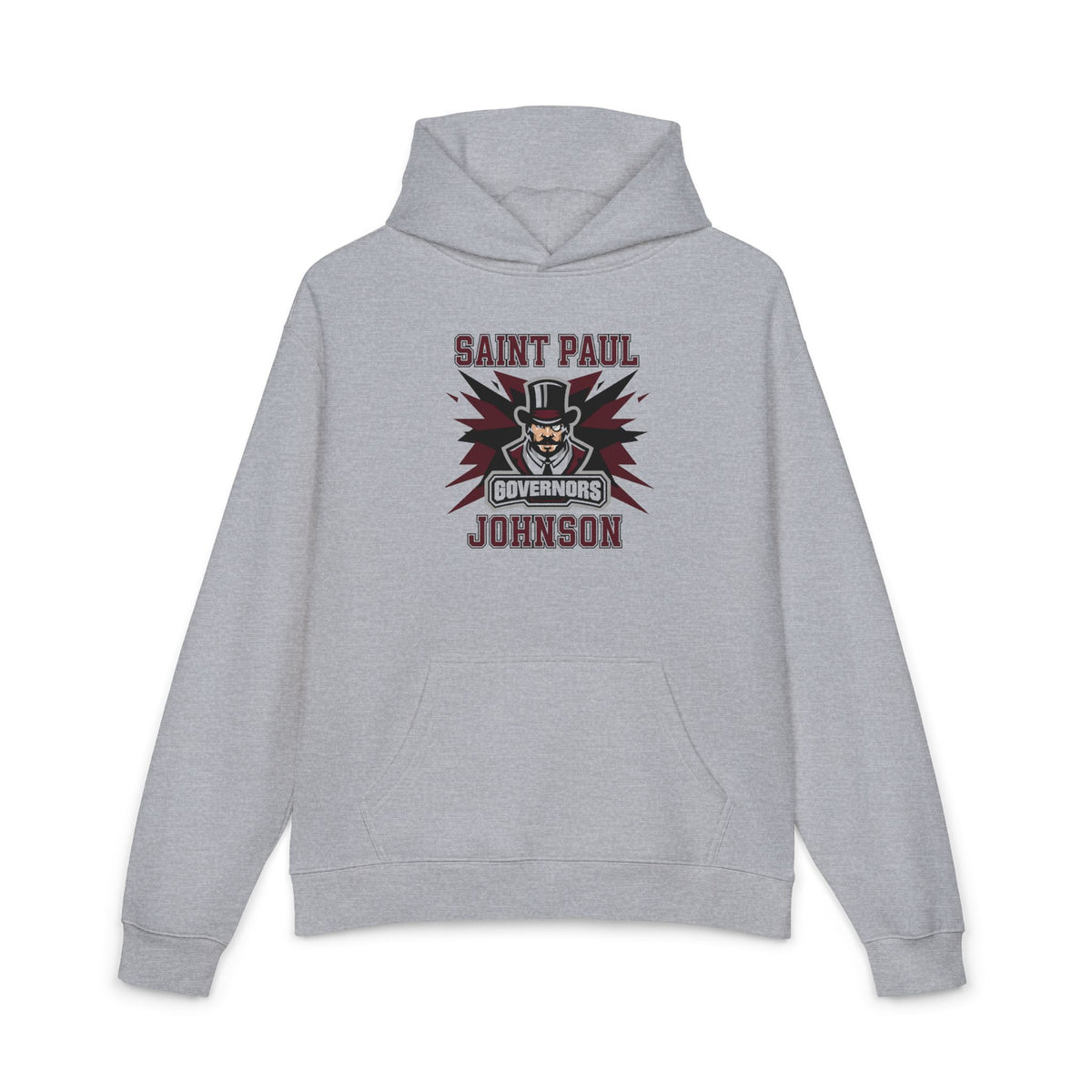 Saint Paul Johnson Governors Hoodie — Vintage Collegiate School Spirit Pullover
