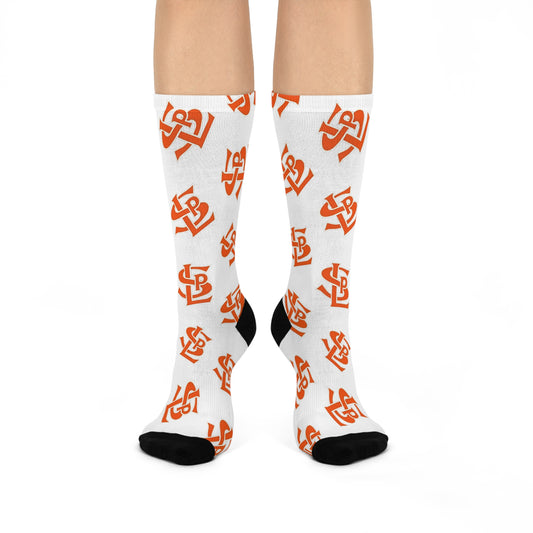 Saint Louis Park Orioles Trendy Cushioned Crew Socks