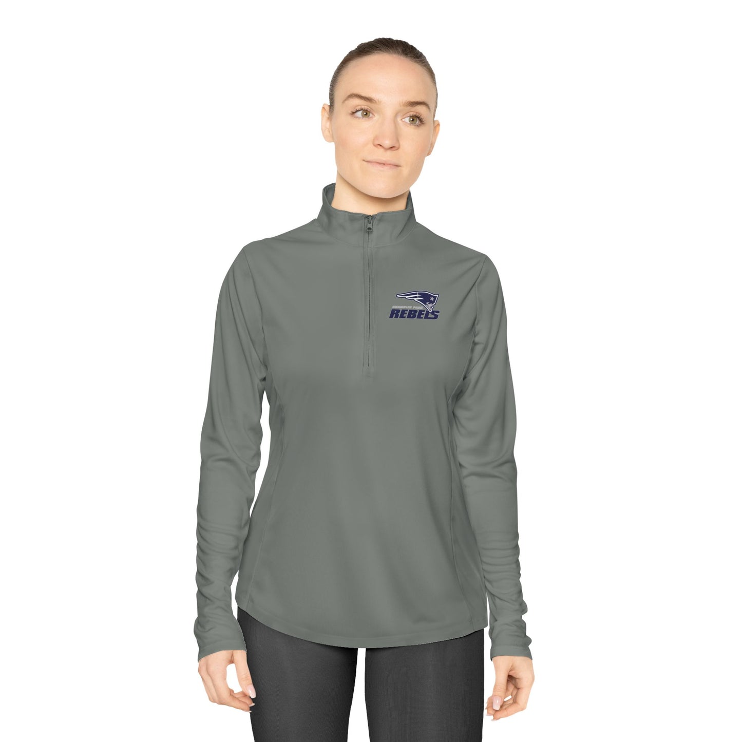 Champlin Park Rebels Ladies Quarter-Zip Pullover - Stylish & Comfortable Activewear