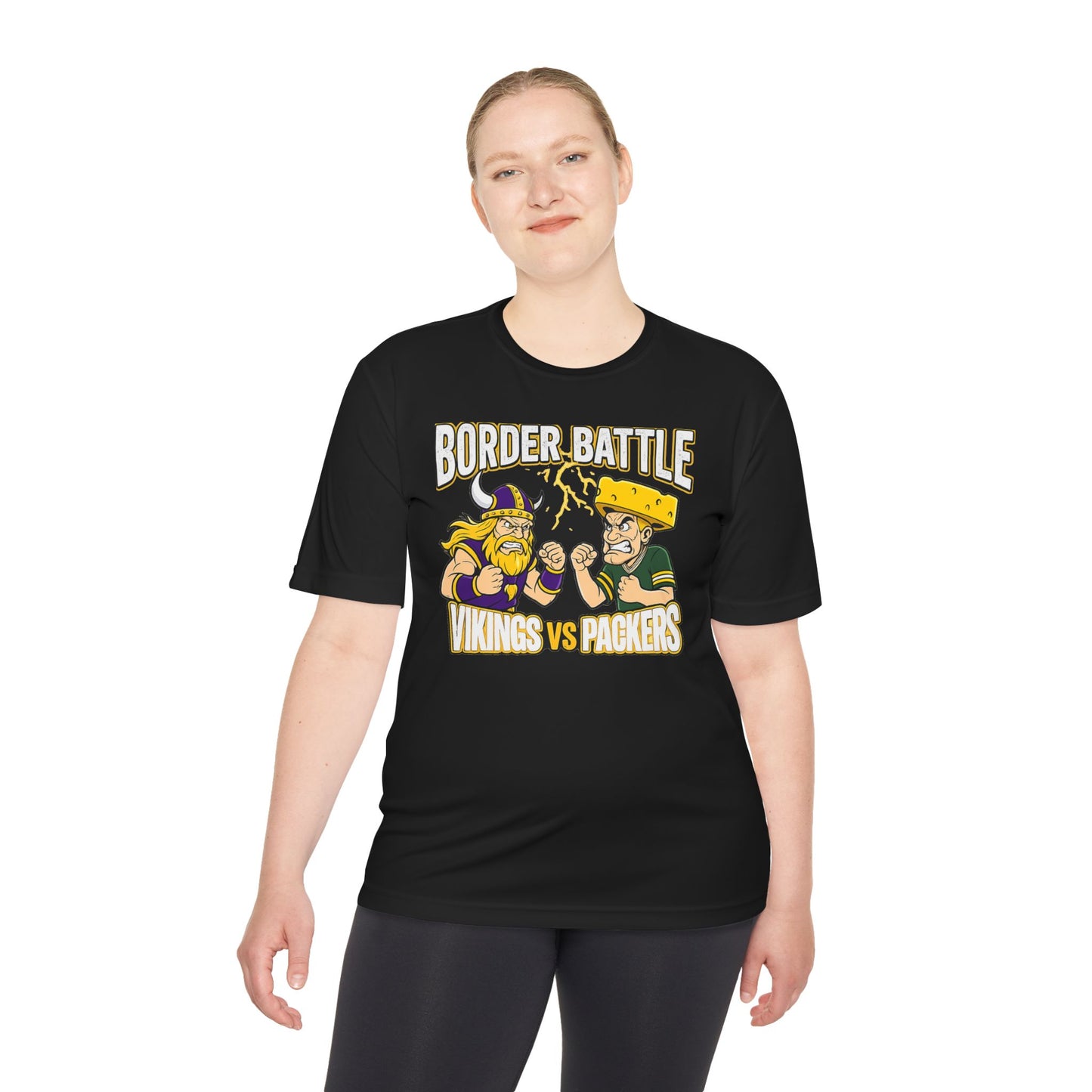 Border Battle Vikings vs Packers Tee — "The Best Seat in the Game Is at the Bar" Sports Rivalry Shirt