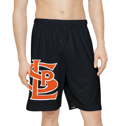 Saint Louis Park Orioles Men's Athletic Black Shorts for Workouts, Casual Wear