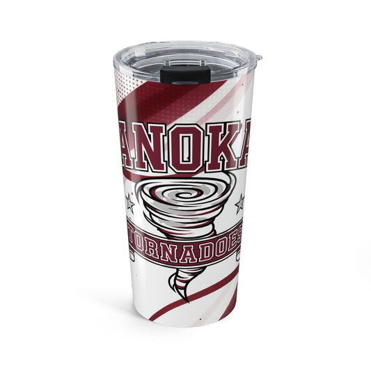 Anoka Tornadoes 20oz Stainless Steel Tumbler — Insulated Travel Cup