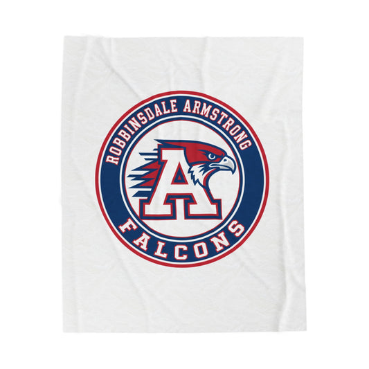 Robbinsdale Armstrong Falcons Cozy Velveteen Plush Blanket – Perfect for Sports Fans & Gifts