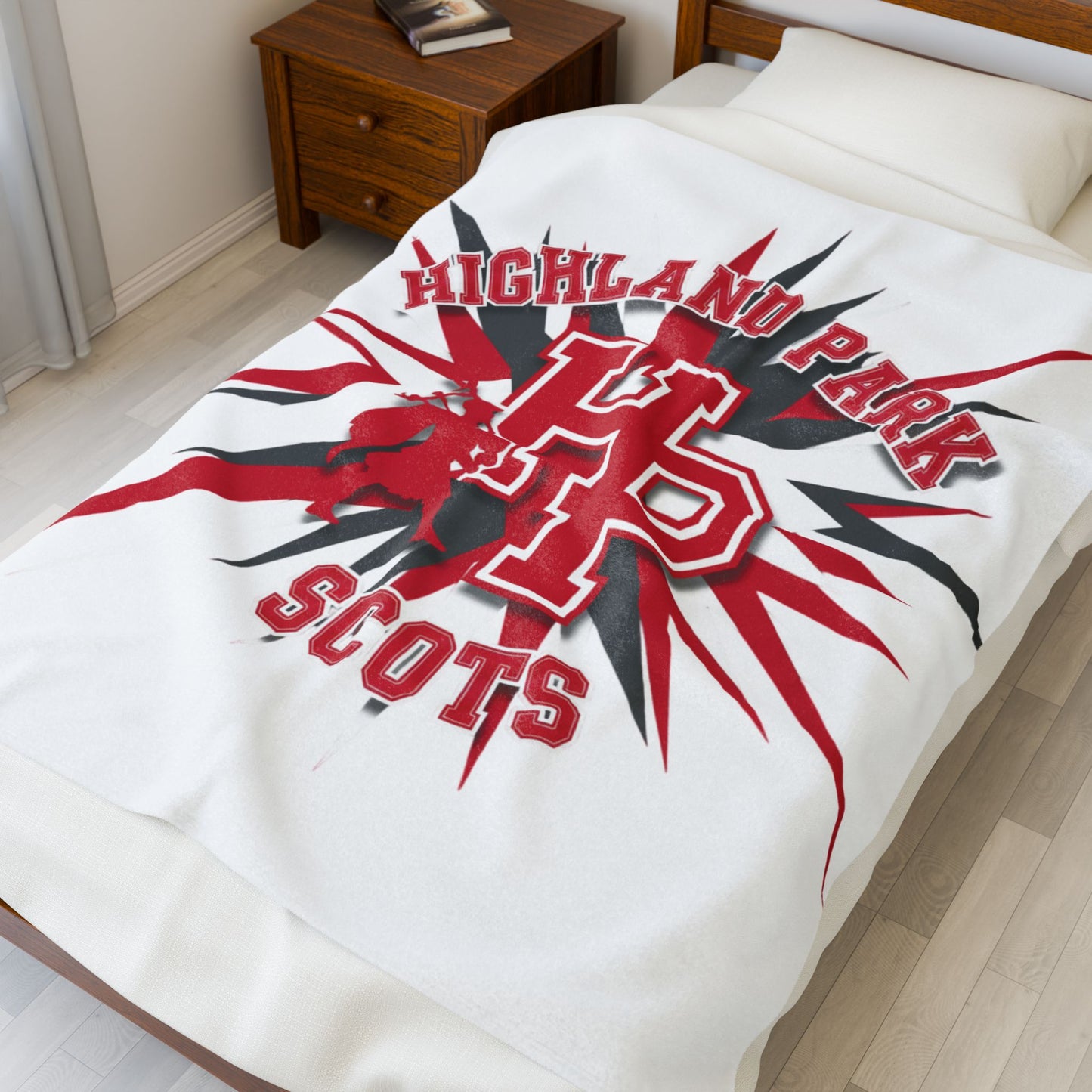 Saint Paul Highland Park Cozy Velveteen Plush Blanket