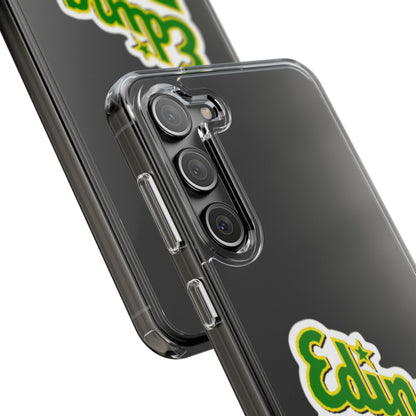 Custom Clear Phone Case with Edina Design - Stylish Protection for Your Smartphone