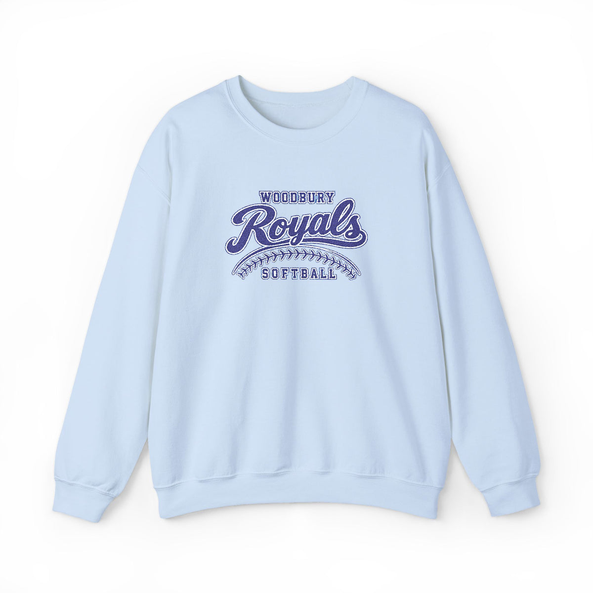 Royal Blue Script Crewneck Sweatshirt