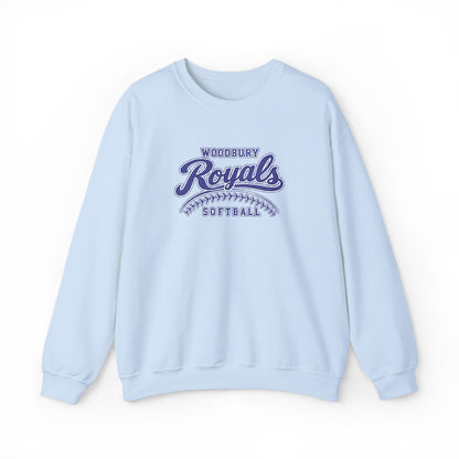 Royal Blue Script Crewneck Sweatshirt