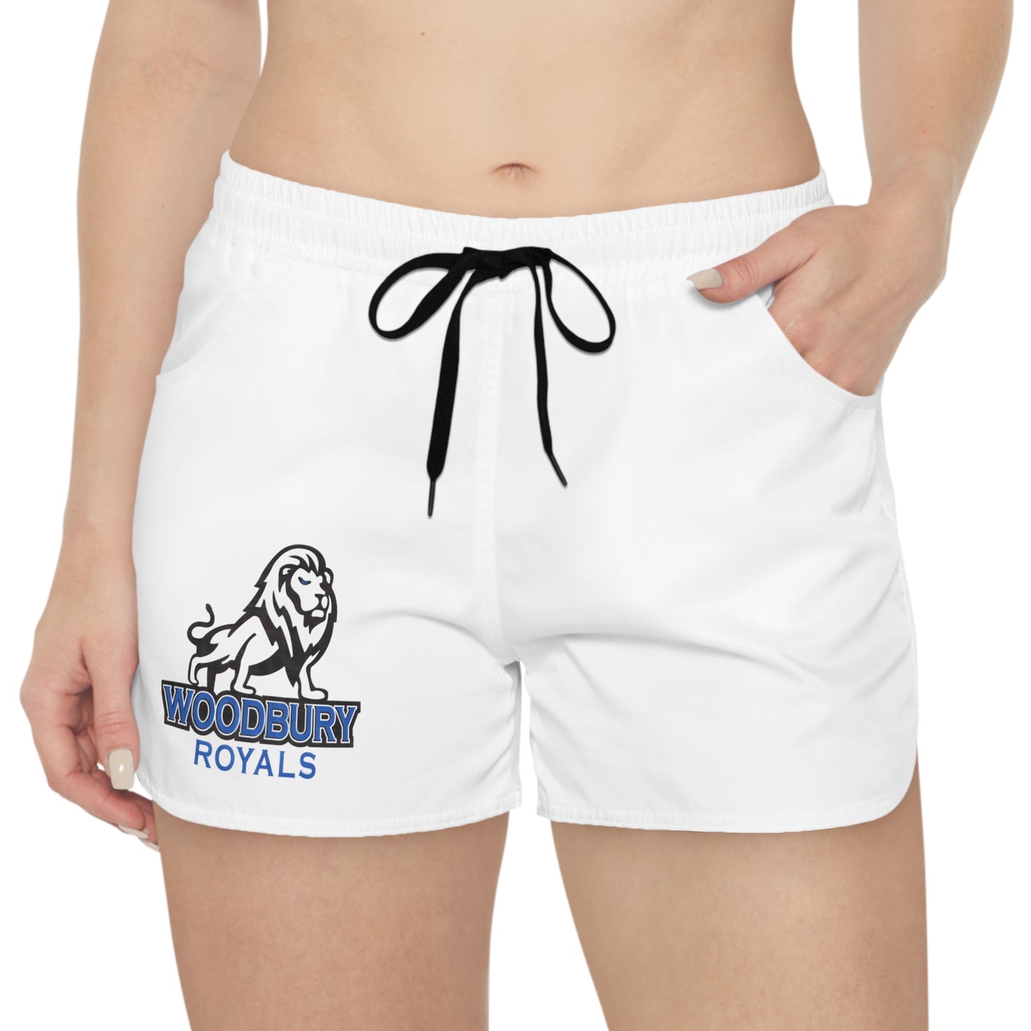 Woodbury Royals White Women's Casual Shorts