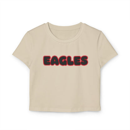 Eden Prairie Eagles Women’s Baby Tee - Retro Graphic Top for Casual Vibes