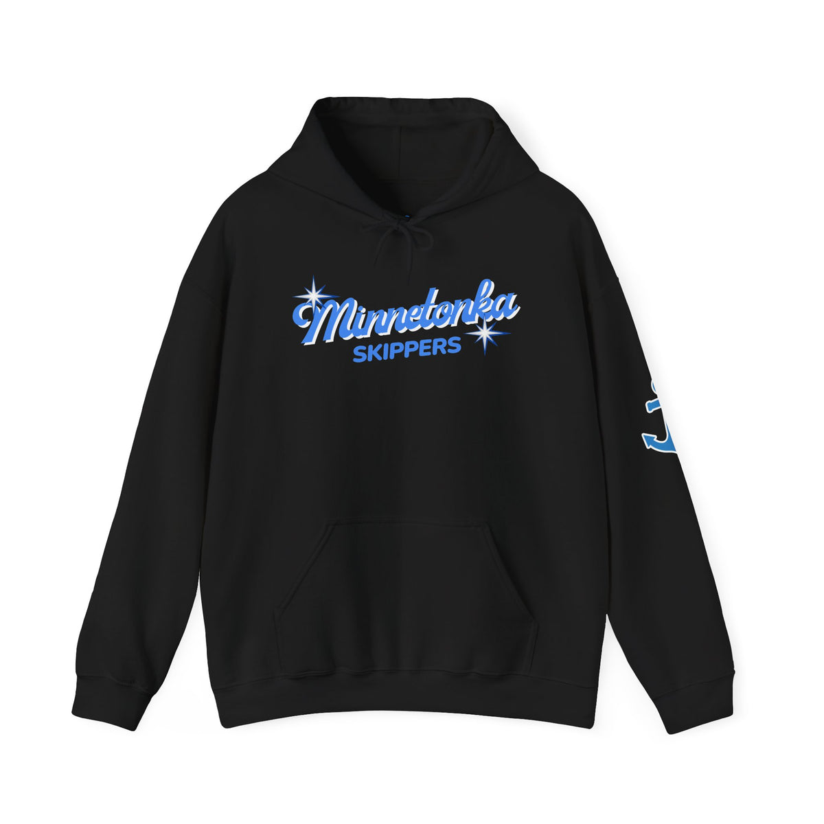 Minnetonka Skippers Hoodie - Retro Script Athletic Pullover