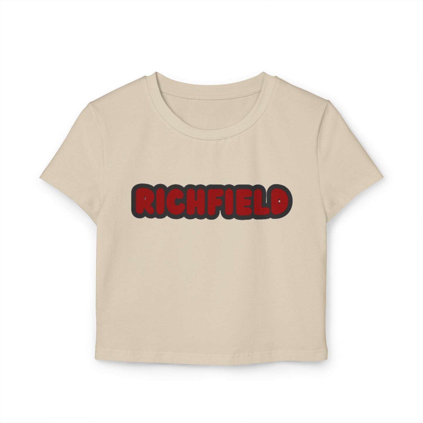 Richfield Spartans Women’s Baby Tee - Retro Graphic Top for Casual Vibes